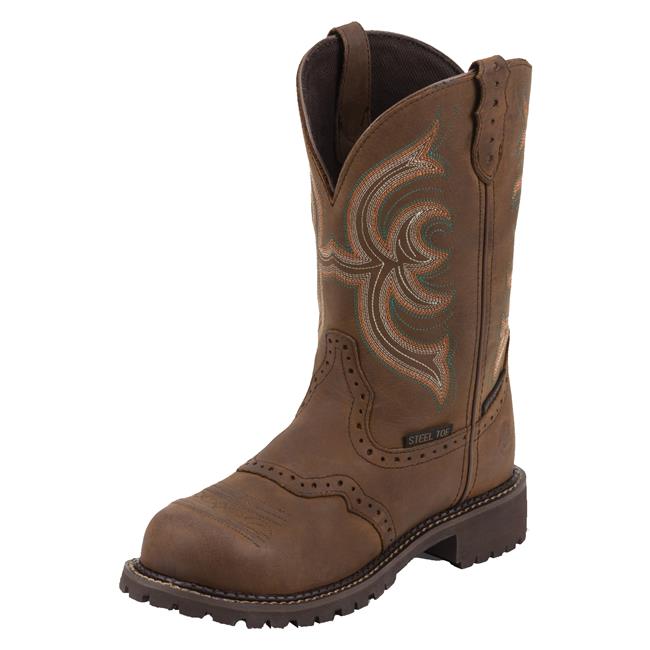 justin gypsy boots round toe
