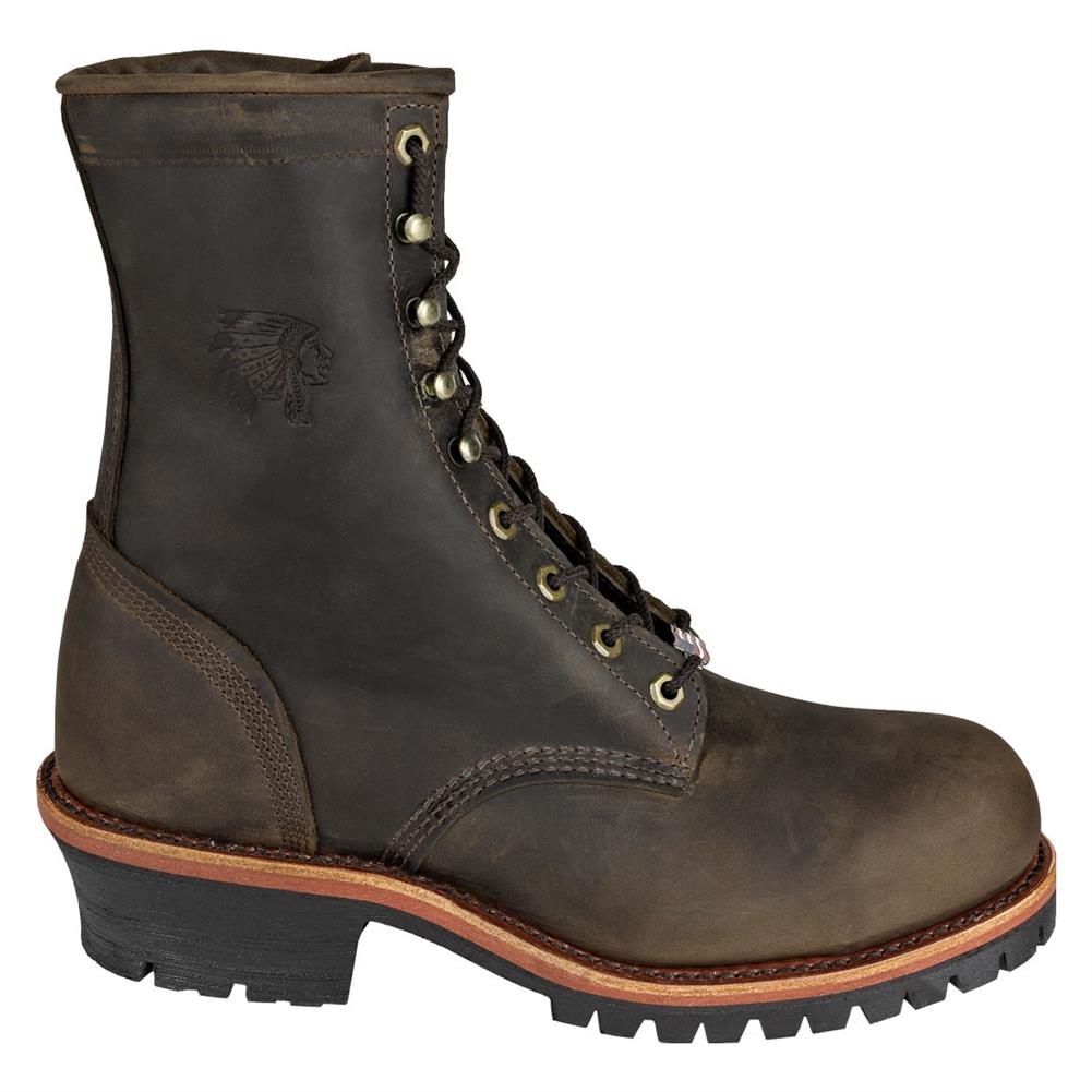 chippewa logger boots