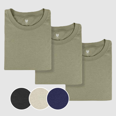 Mission Made Crew Neck T-Shirts (3 Pack)