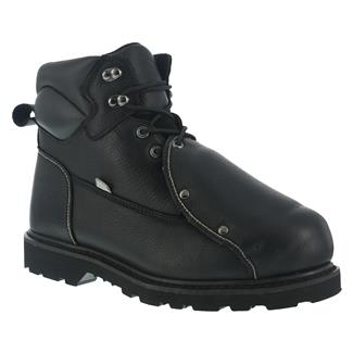 Men's Iron Age 6" Ground Breaker Steel Toe Boots Black