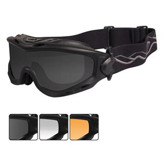 Wiley X Spear Matte Black (frame) - Smoke Gray / Clear / Light Rust (3 Lenses)