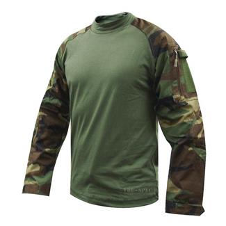 Men's TRU-SPEC Nylon / Cotton Ripstop Combat Shirts Woodland