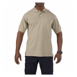 Men's 5.11 Professional Polos Silver Tan