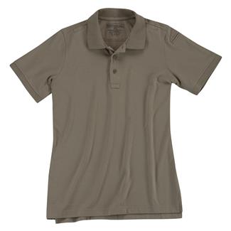 Women's 5.11 Tactical Polos Silver Tan