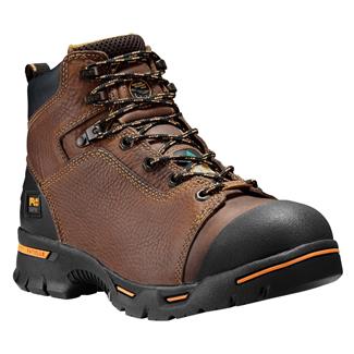 Men's Timberland PRO 6" Endurance Steel Toe Waterproof Boots Rancher Spark