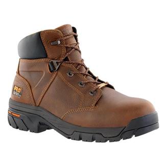 Men's Timberland PRO 6" Helix TiTAN Alloy Toe Waterproof Boots Brown