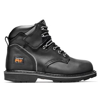 Men's Timberland PRO 6" Pit Boss Steel Toe Boots Black