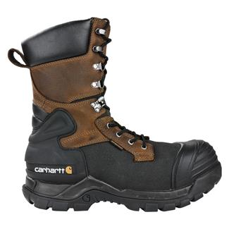 Men's Carhartt 10" Pac 1000G Composite Toe Waterproof Boots Brown