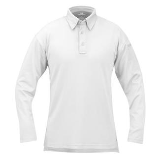 Men's Propper Long Sleeve ICE Performance Polos White