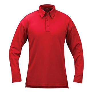 Men's Propper Long Sleeve ICE Performance Polos Red