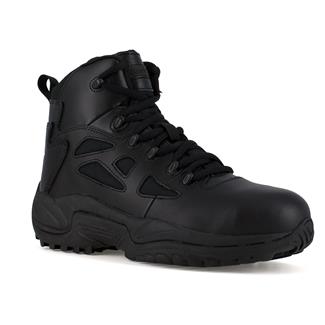 Men's Reebok 6" Rapid Response RB Composite Toe Side-Zip Boots Black