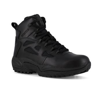 Men's Reebok 6" Rapid Response RB Side-Zip Waterproof Boots Black