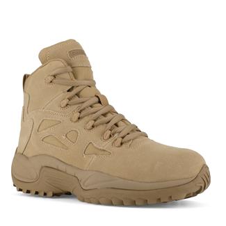 Men's Reebok 6" Rapid Response RB Composite Toe Side-Zip Boots Desert Tan