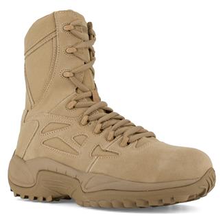 Men's Reebok 8" Rapid Response RB Composite Toe Side-Zip Boots Desert Tan