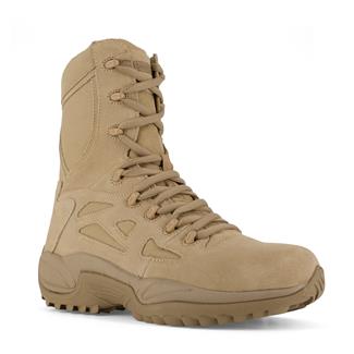 Men's Reebok 8" Rapid Response RB Side-Zip Boots Desert Tan