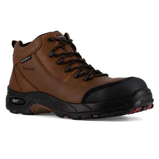 Men's Reebok Tiahawk Composite Toe Waterproof Boots Brown