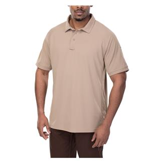 Men's Vertx Coldblack Short Sleeve Polo Tan