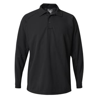 Men's Vertx Coldblack Long Sleeve Polo Black