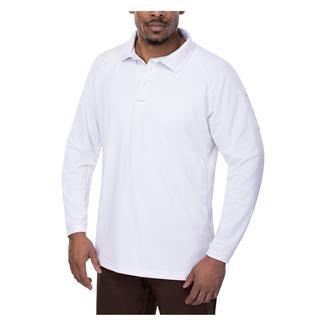 Men's Vertx Coldblack Long Sleeve Polo White