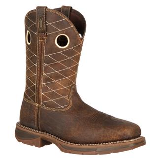 Men's Durango Workin' Rebel Square Toe Composite Toe Boots Nicotine / Chocolate