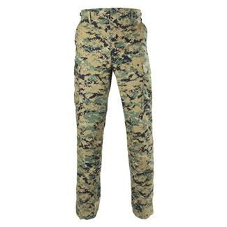Men's Propper Uniform Poly / Cotton Ripstop BDU Pants Digital Woodland