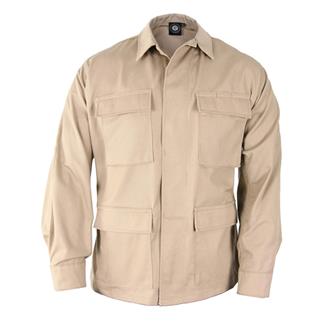 Men's Propper Uniform Poly / Cotton Twill BDU Coats Khaki