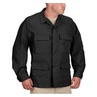 Men's Propper Uniform Poly / Cotton Ripstop BDU Coats Black