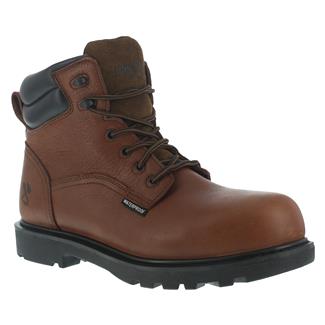 Men's Iron Age 6" Hauler Composite Toe Waterproof Boots Brown