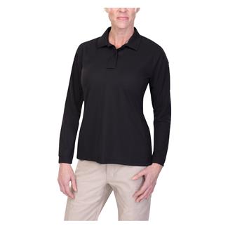 Women's Vertx Coldblack Long Sleeve Polo Black