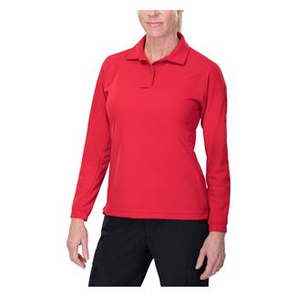 Women's Vertx Coldblack Long Sleeve Polo Red