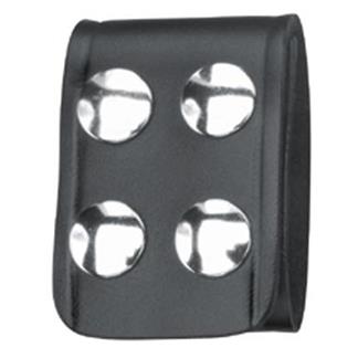 Gould & Goodrich Leather Quad Snap Belt Keeper Black