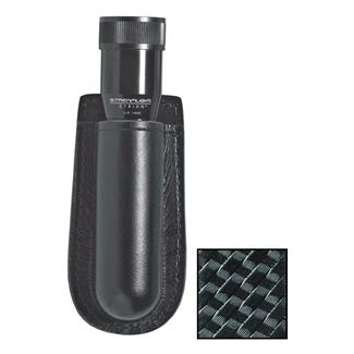 Gould & Goodrich Open Top Flashlight Case Basket Weave Black