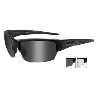 Wiley X Saint Matte Black (frame) - Smoke Gray / Clear (2 Lens)