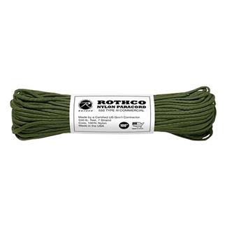 Rothco Nylon 550 LB Type III Commercial Paracord - 100ft Olive Drab