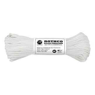 Rothco Nylon 550 LB Type III Commercial Paracord - 100ft White