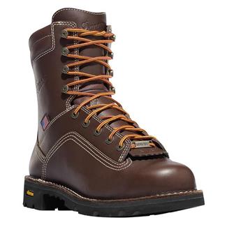 Men's Danner 8" Quarry USA GTX Alloy Toe Boots Brown