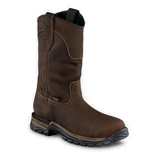 Men's Irish Setter Two Harbors Steel Toe Waterproof Boots Brown