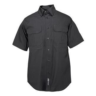 Men's 5.11 Short Sleeve Cotton Tactical Shirts Black