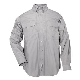Men's 5.11 Long Sleeve Cotton Tactical Shirts Gray