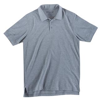 Men's 5.11 Short Sleeve Utility Polos Heather Gray