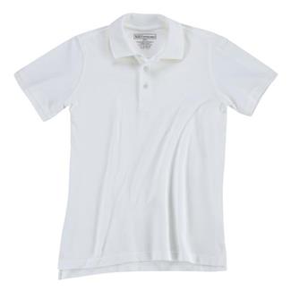 Women's 5.11 Short Sleeve Professional Polos White