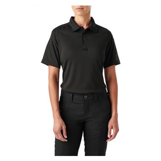 Women's 5.11 Short Sleeve Performance Polos Black