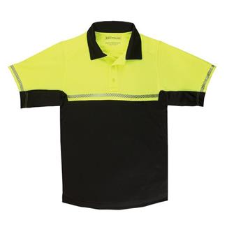 Men's 5.11 Short Sleeve Bike Patrol Polos Hi-Vis Yellow