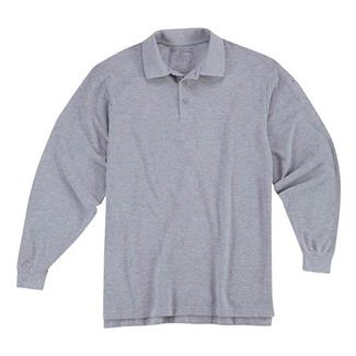 Men's 5.11 Long Sleeve Professional Polos Heather Gray