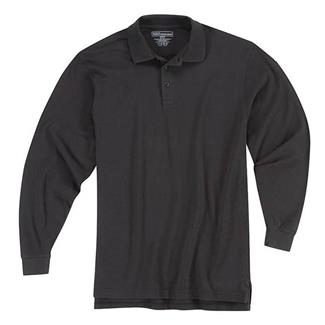 Men's 5.11 Long Sleeve Professional Polos Black