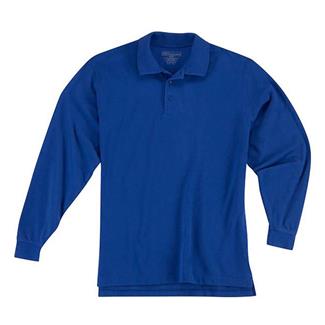 Men's 5.11 Long Sleeve Professional Polos Academy Blue