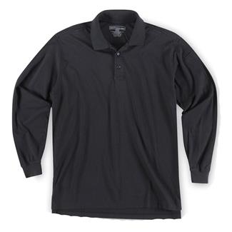 Men's 5.11 Long Sleeve Tactical Polos Black