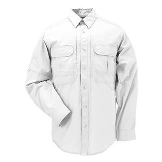 Men's 5.11 Long Sleeve Taclite Pro Shirts White