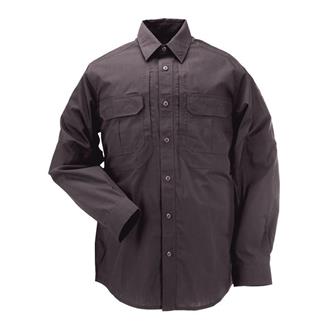 Men's 5.11 Long Sleeve Taclite Pro Shirts Charcoal