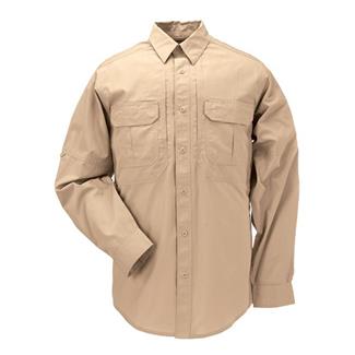 Men's 5.11 Long Sleeve Taclite Pro Shirts Coyote